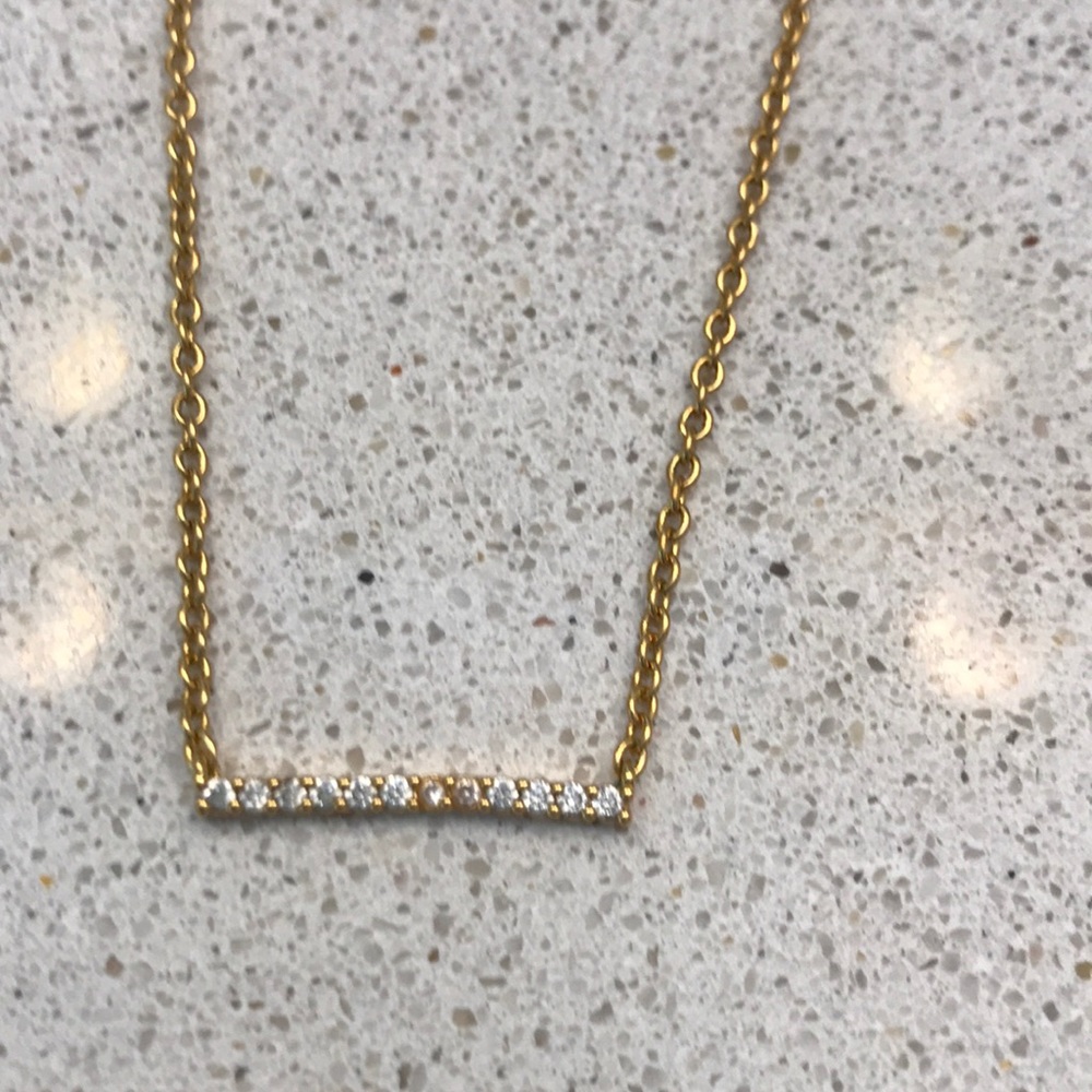 Gorjana Knox Pave Necklace